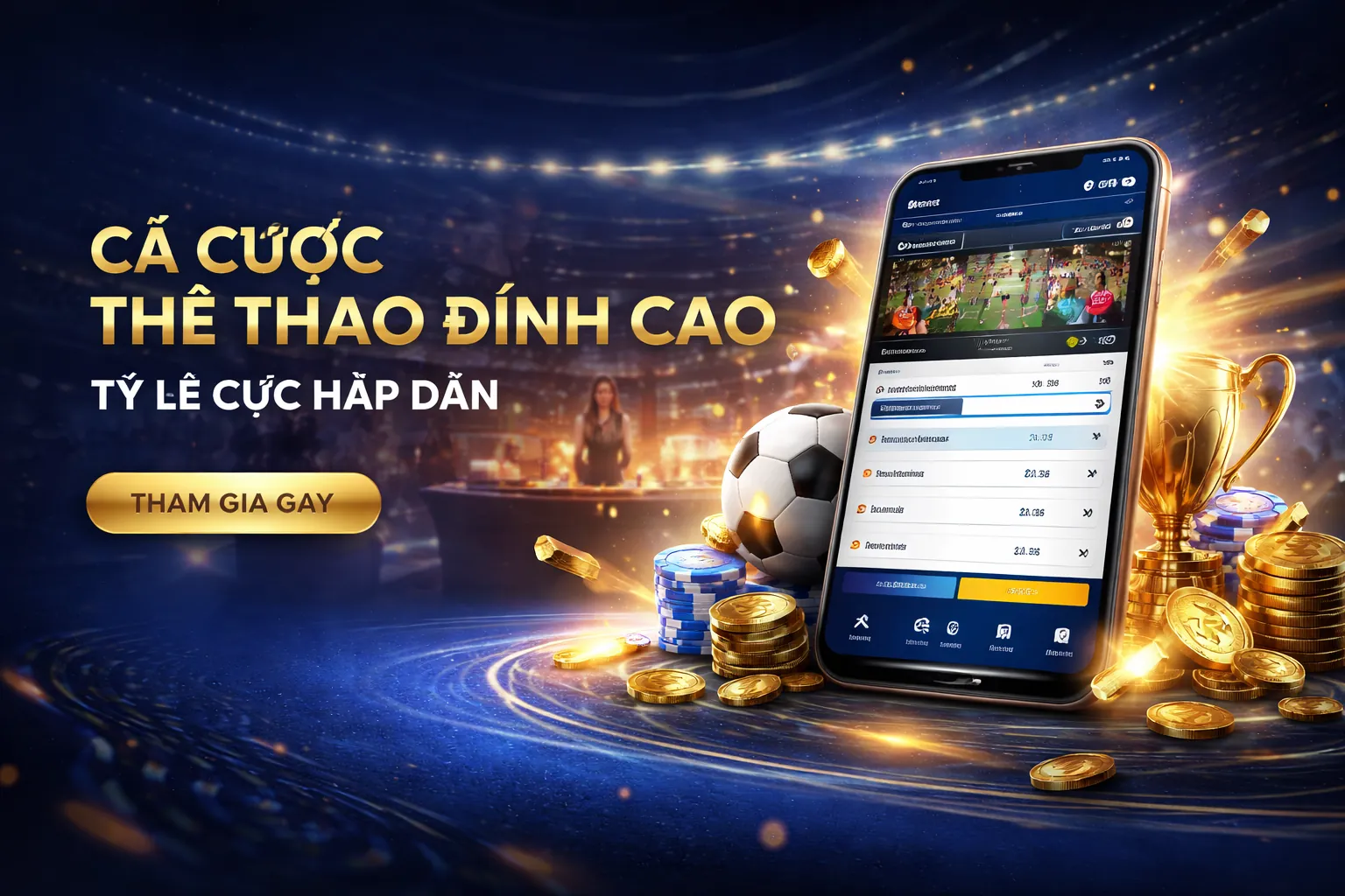 Hình ảnh chính về chiến thuật cá cược thể thao tại nhacai.com